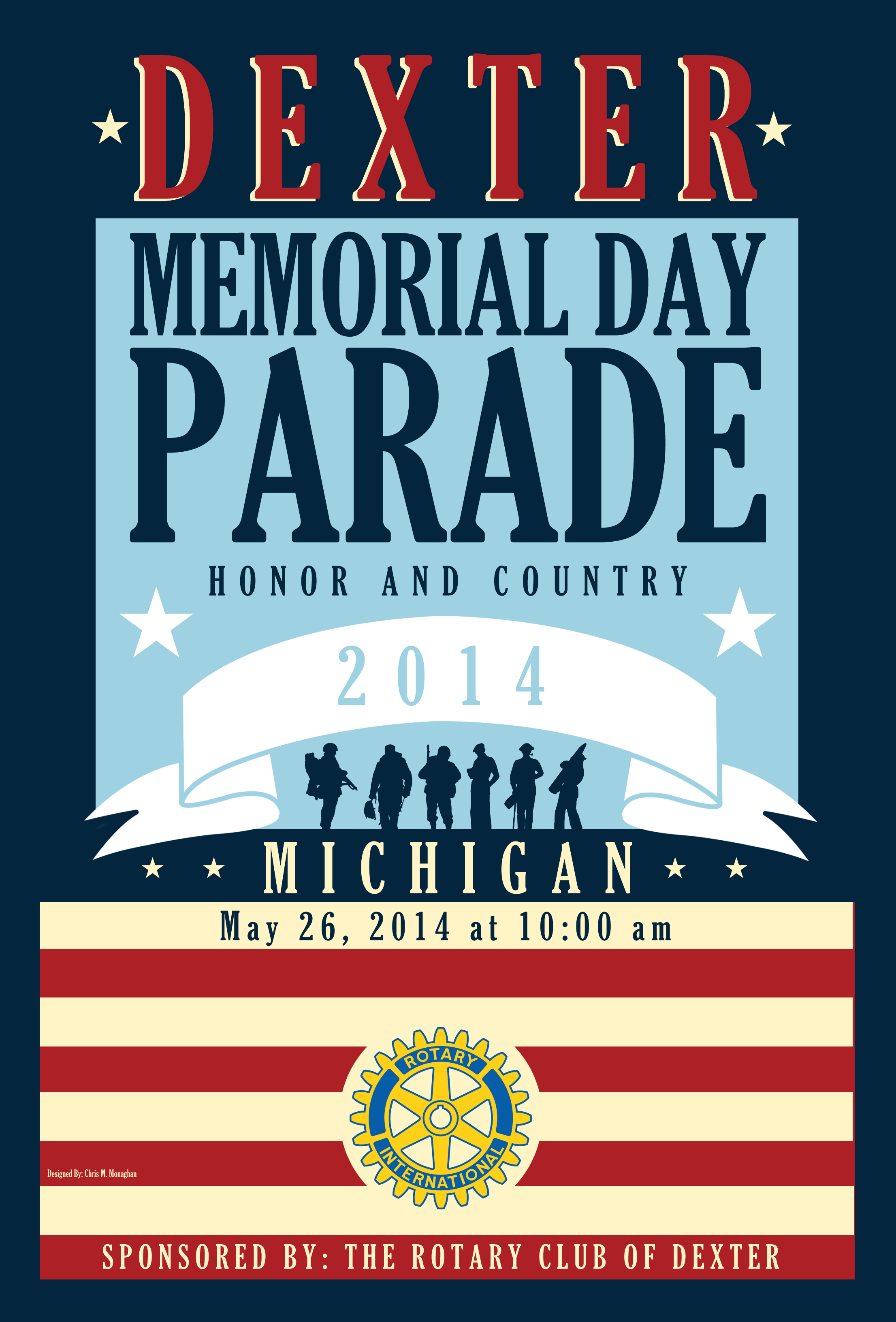 2014 Dexter Memorial Day Parade Poster